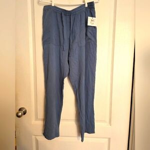 O'Neill Blue Lightweight Pants with Drawstring Waist NWT Sz L